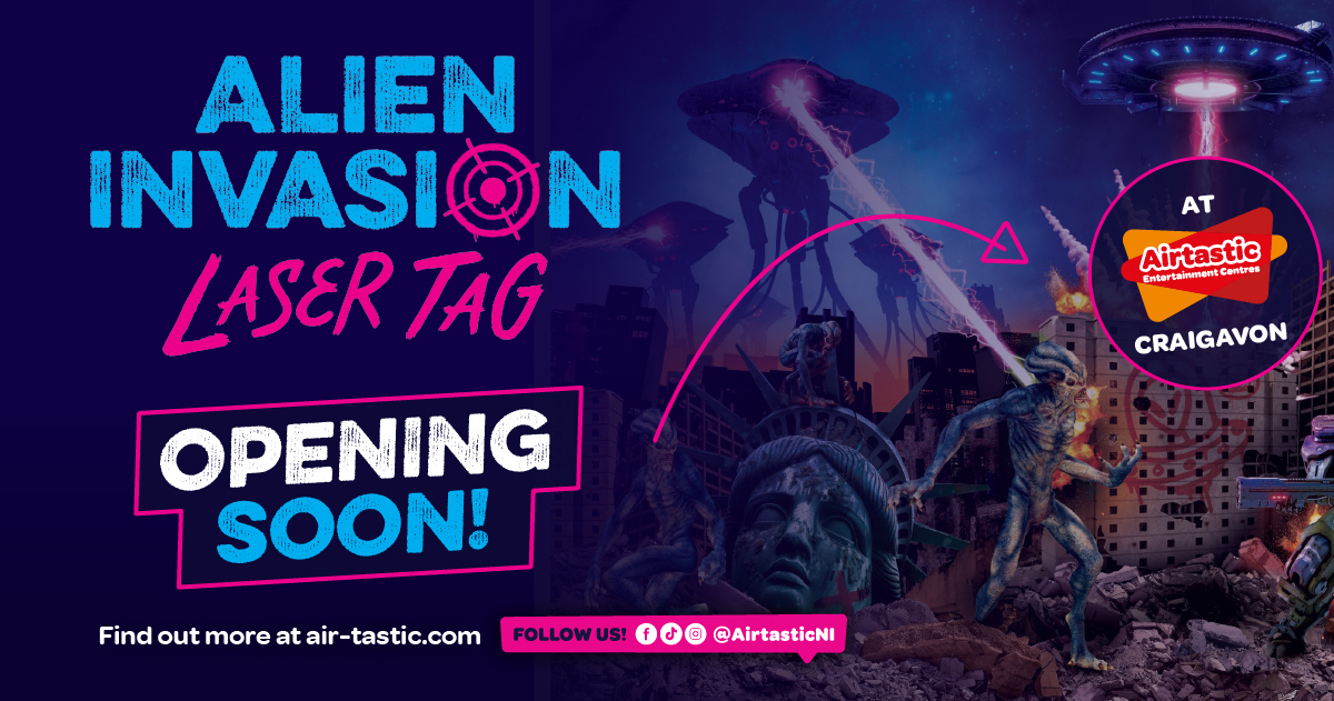 Laser Tag Craigavon Opening Soon Landscape v2