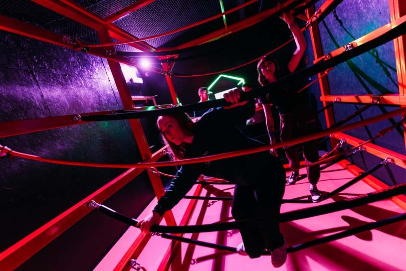 Ultimate Challenges Red Ropes Area Challenge Room