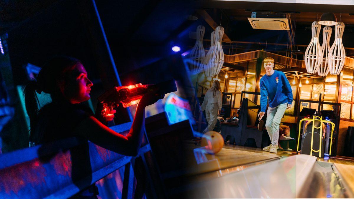 Airtastic gift vouchers for bowling, laser tag and more